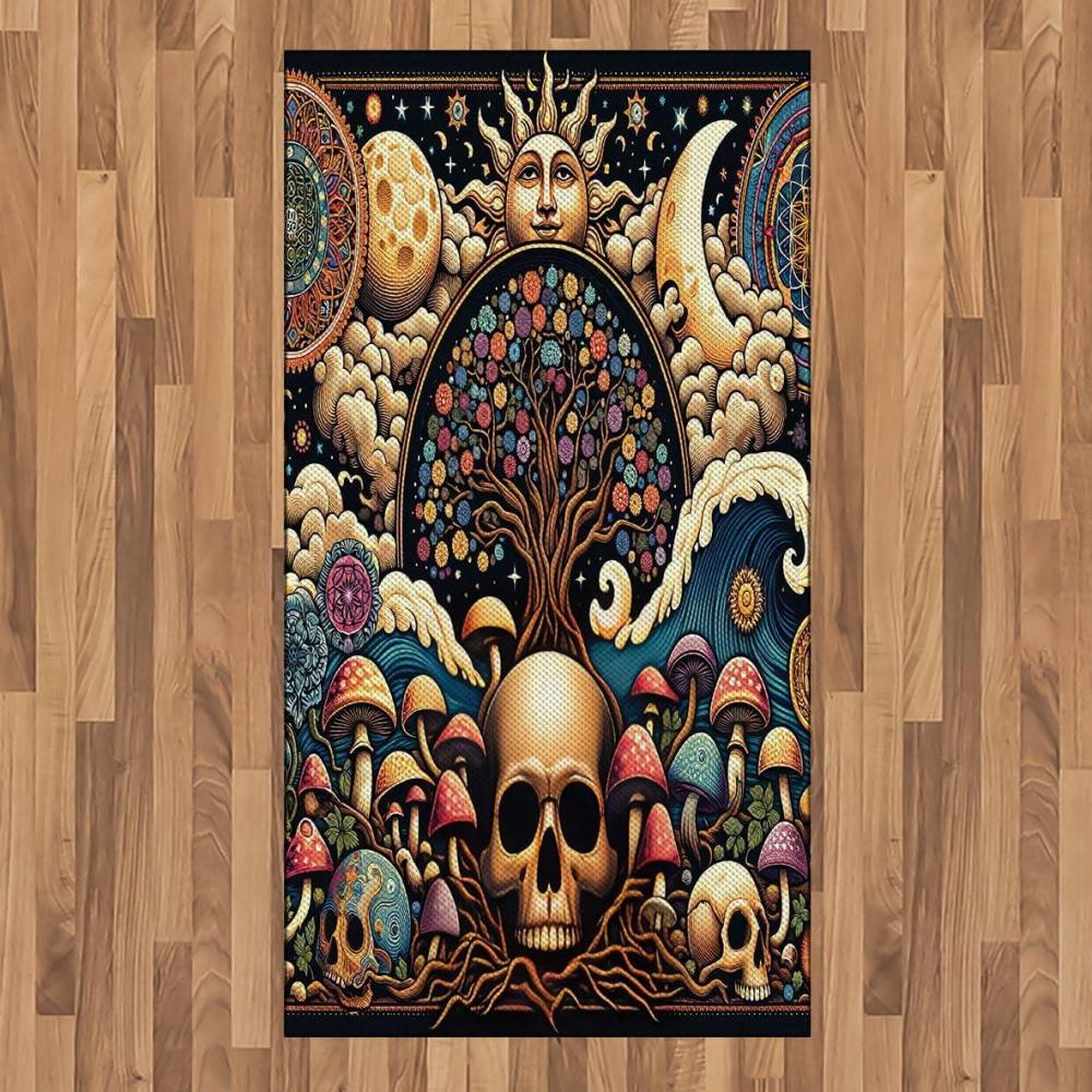 imageAmbesonne Classic Area Rug Hedonistic Pampered Room in Muted Tones Neutral Colors Rich Ornament Flat Woven Accent Rug for Living Room Bedroom Dining Room 4 X 5 7quot Coconut and Off WhitePale Yellow and Multicolor