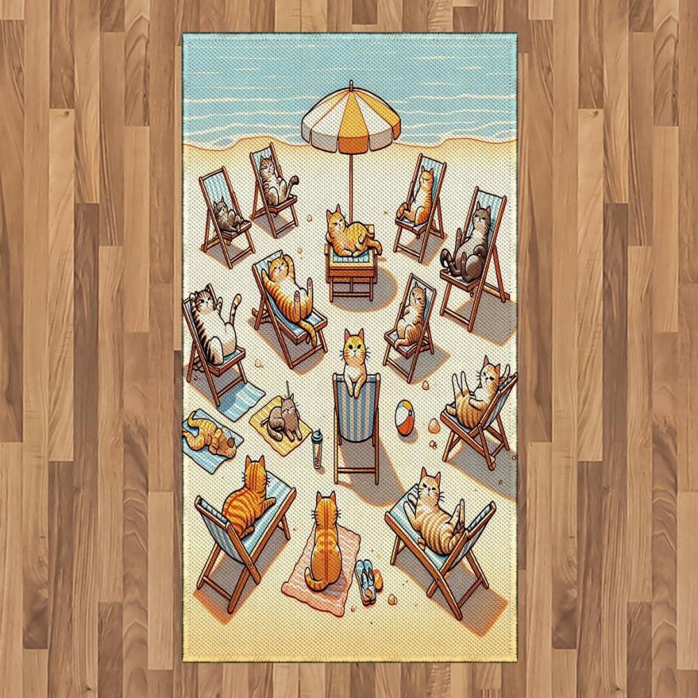 imageAmbesonne Classic Area Rug Hedonistic Pampered Room in Muted Tones Neutral Colors Rich Ornament Flat Woven Accent Rug for Living Room Bedroom Dining Room 4 X 5 7quot Coconut and Off WhiteBeige Orange Pale Blue