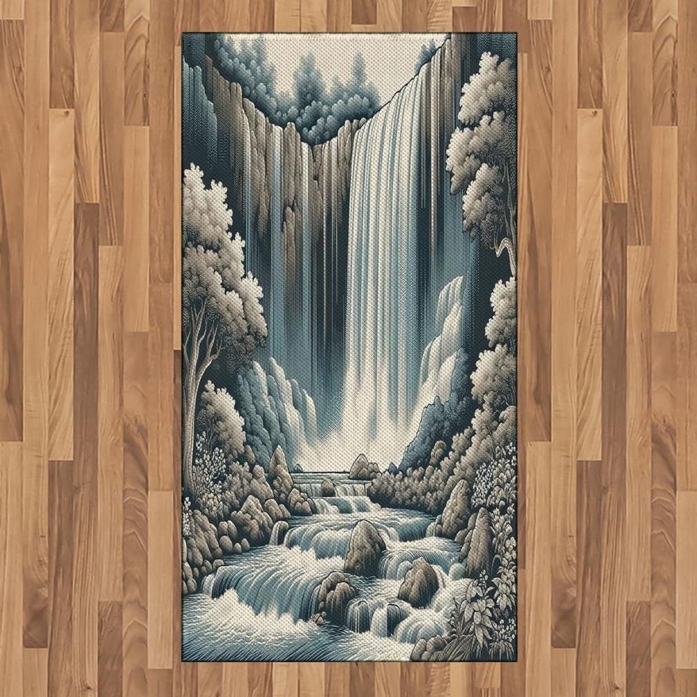 imageAmbesonne Classic Area Rug Hedonistic Pampered Room in Muted Tones Neutral Colors Rich Ornament Flat Woven Accent Rug for Living Room Bedroom Dining Room 4 X 5 7quot Coconut and Off WhiteBlue Grey Pale Sepia