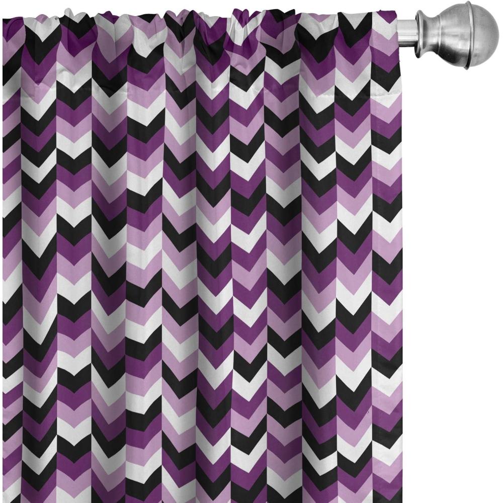 imageAmbesonne Eucalyptus Curtains Modern Themed Branches on Marble Print Abstarct and Neutral Swirls Window Treatments 2 Panel Set for Living Room Bedroom Pair of  28quot x 63quot Grey Teal and Sage GreenWhite Purple