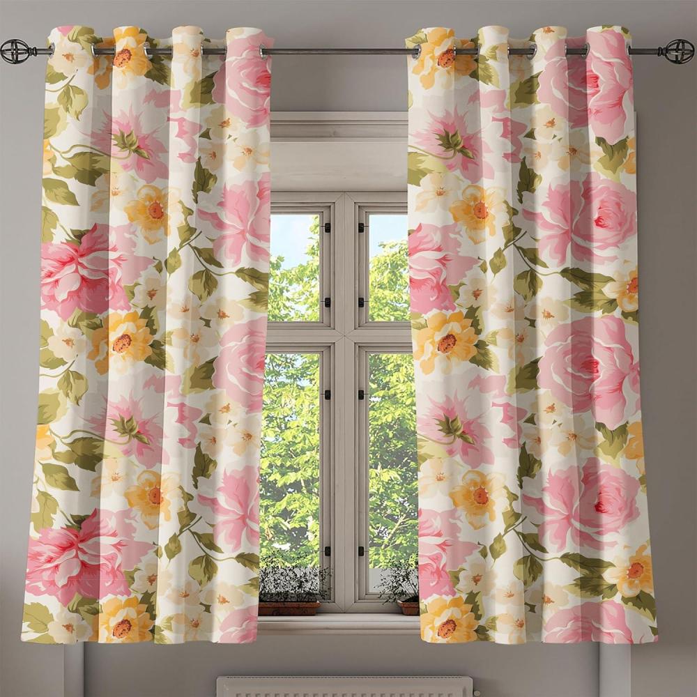 imageAmbesonne Moth Boho Grommet Curtain Neutral Chocolate Tones Wingy Animals with Cosmic Stars Moons and Stripes Print Decorative 2Panel Window Drapes for Bedroom Living Room 50quot x 72quot Sepia BeigePastel Pink and Slate Brown