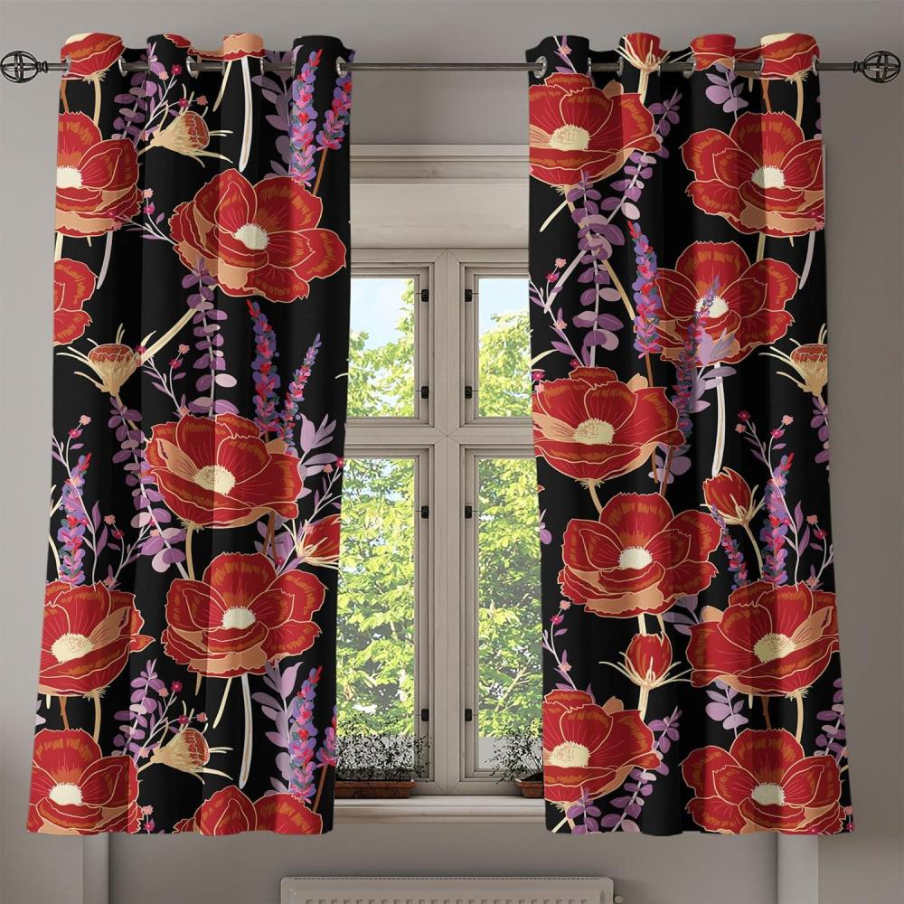 imageAmbesonne Moth Boho Grommet Curtain Neutral Chocolate Tones Wingy Animals with Cosmic Stars Moons and Stripes Print Decorative 2Panel Window Drapes for Bedroom Living Room 50quot x 72quot Sepia BeigePale Fuchsia and Burgundy
