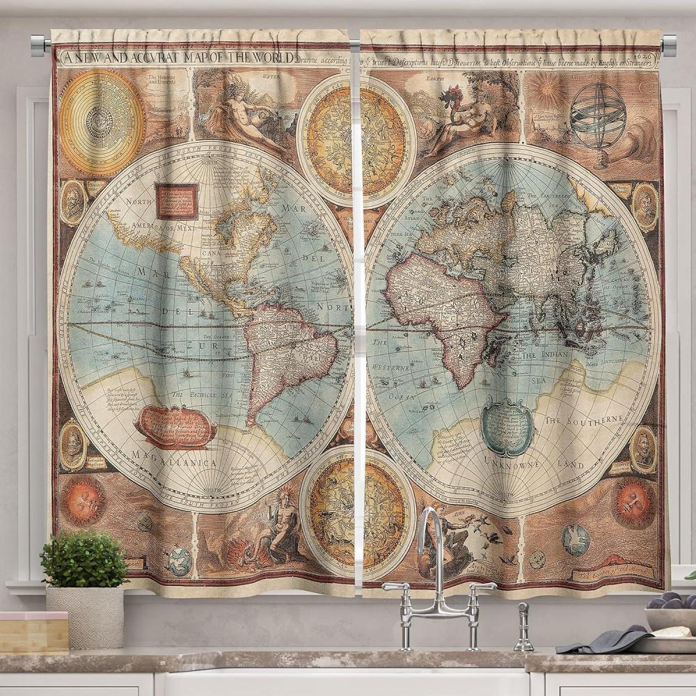 imageAmbesonne Retro Kitchen Curtains Classical Plaid Pattern Scottish Striped Tartan Traditional Graphic Illustration Window Drapes 2 Panel Set for Kitchen Cafe Decor 55quot X 39quot Vermilion BlackBlue Redwood