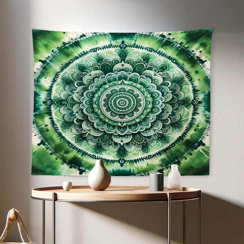 imageAmbesonne Rustic Tapestry Close Line of Poppy Petals Field Meadow Summer Holiday Sun Plant Floral Theme Wide Wall Hanging for Bedroom Living Room Dorm 60quot X 40quot Orange BrownEmerald and Green