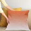 Ambesonne Animal Throw Pillow Cushion Cover, Fox Sleeping Funny Creature in Watercolor Art Design, Decorative Square Accent Pillow Case, 20″ X 20″, Apricot and White(Orange White)