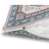 Ambesonne Animal Throw Pillow Cushion Cover, Fox Sleeping Funny Creature in Watercolor Art Design, Decorative Square Accent Pillow Case, 20″ X 20″, Apricot and White(Pale Pink Purple)