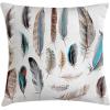 Ambesonne Animal Throw Pillow Cushion Cover, Fox Sleeping Funny Creature in Watercolor Art Design, Decorative Square Accent Pillow Case, 20″ X 20″, Apricot and White(White and Brown)
