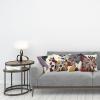 Ambesonne Animal Throw Pillow Cushion Cover, Fox Sleeping Funny Creature in Watercolor Art Design, Decorative Square Accent Pillow Case, 20″ X 20″, Apricot and White(Raspberry Dark Blue Amber)