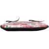 Ambesonne Black and White Chair Seating Cushion Set of 4, Vintage Floral Pattern Victorian Classic Royal Inspired New Modern Art, Anti-Slip Seat Padding for Kitchen & Patio, 16″x16″, White and Black(Pale Pink Hot Pink)