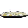 Ambesonne Black and White Chair Seating Cushion Set of 4, Vintage Floral Pattern Victorian Classic Royal Inspired New Modern Art, Anti-Slip Seat Padding for Kitchen & Patio, 16″x16″, White and Black(Green Yellow White)