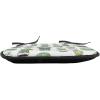Ambesonne Black and White Chair Seating Cushion Set of 4, Vintage Floral Pattern Victorian Classic Royal Inspired New Modern Art, Anti-Slip Seat Padding for Kitchen & Patio, 16″x16″, White and Black(Green Black White)