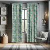 Ambesonne Boho Curtains, Simplistic Ethnic Look Botanical Ornaments as Stripes Neutral Tones, Window Treatments 2 Panel Set for Living Room Bedroom, Pair of – 28″ x 84″, Pale Khaki and Laurel Green(Almond Green)