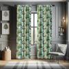 Ambesonne Boho Curtains, Simplistic Ethnic Look Botanical Ornaments as Stripes Neutral Tones, Window Treatments 2 Panel Set for Living Room Bedroom, Pair of – 28″ x 84″, Pale Khaki and Laurel Green(Caramel Burgundy)