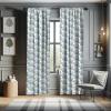 Ambesonne Boho Curtains, Simplistic Ethnic Look Botanical Ornaments as Stripes Neutral Tones, Window Treatments 2 Panel Set for Living Room Bedroom, Pair of – 28″ x 84″, Pale Khaki and Laurel Green(Cream Grey)