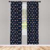 Ambesonne Boho Curtains, Simplistic Ethnic Look Botanical Ornaments as Stripes Neutral Tones, Window Treatments 2 Panel Set for Living Room Bedroom, Pair of – 28″ x 84″, Pale Khaki and Laurel Green(Orange Blue)