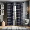 Ambesonne Boho Curtains, Simplistic Ethnic Look Botanical Ornaments as Stripes Neutral Tones, Window Treatments 2 Panel Set for Living Room Bedroom, Pair of – 28″ x 84″, Pale Khaki and Laurel Green(Orange Blue)