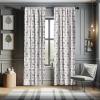 Ambesonne Boho Curtains, Simplistic Ethnic Look Botanical Ornaments as Stripes Neutral Tones, Window Treatments 2 Panel Set for Living Room Bedroom, Pair of – 28″ x 84″, Pale Khaki and Laurel Green(Redwood Pearl)