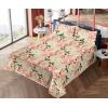 Ambesonne Butterflies Sheet Set, Watercolor Design Branches Spring Life on Neutral Colored Backdrop, Fitted and Flat Sheet with Pillowcases Bedding Accent 4 Piece Set, Queen, Pale Grey Sepia Blush(Beige Coral and Green)