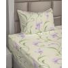 Ambesonne Butterflies Sheet Set, Watercolor Design Branches Spring Life on Neutral Colored Backdrop, Fitted and Flat Sheet with Pillowcases Bedding Accent 4 Piece Set, Queen, Pale Grey Sepia Blush(Avocado Green Pale Lilac)