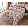 Ambesonne Butterflies Sheet Set, Watercolor Design Branches Spring Life on Neutral Colored Backdrop, Fitted and Flat Sheet with Pillowcases Bedding Accent 4 Piece Set, Queen, Pale Grey Sepia Blush(Pistachio Green Blush)