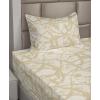 Ambesonne Butterflies Sheet Set, Watercolor Design Branches Spring Life on Neutral Colored Backdrop, Fitted and Flat Sheet with Pillowcases Bedding Accent 4 Piece Set, Queen, Pale Grey Sepia Blush(Avocado Green Eggshell)