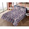 Ambesonne Butterflies Sheet Set, Watercolor Design Branches Spring Life on Neutral Colored Backdrop, Fitted and Flat Sheet with Pillowcases Bedding Accent 4 Piece Set, Queen, Pale Grey Sepia Blush(Champagne Plum Indigo)