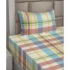 Ambesonne Butterflies Sheet Set, Watercolor Design Branches Spring Life on Neutral Colored Backdrop, Fitted and Flat Sheet with Pillowcases Bedding Accent 4 Piece Set, Queen, Pale Grey Sepia Blush(Pale Sky Blue Mustard)