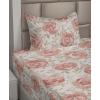Ambesonne Butterflies Sheet Set, Watercolor Design Branches Spring Life on Neutral Colored Backdrop, Fitted and Flat Sheet with Pillowcases Bedding Accent 4 Piece Set, Queen, Pale Grey Sepia Blush(Pale Rose Eggshell)