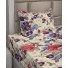 Ambesonne Butterflies Sheet Set, Watercolor Design Branches Spring Life on Neutral Colored Backdrop, Fitted and Flat Sheet with Pillowcases Bedding Accent 4 Piece Set, Queen, Pale Grey Sepia Blush(Dark Coral and Champagne)