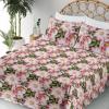 Ambesonne Butterflies Sheet Set, Watercolor Design Branches Spring Life on Neutral Colored Backdrop, Fitted and Flat Sheet with Pillowcases Bedding Accent 4 Piece Set, Queen, Pale Grey Sepia Blush(Pistachio Green Blush)