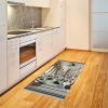 Ambesonne Classic Area Rug, Hedonistic Pampered Room in Muted Tones Neutral Colors Rich Ornament, Flat Woven Accent Rug for Living Room Bedroom Dining Room, 4′ X 5′ 7″, Coconut and Off White(Coconut and Sea Blue)