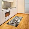 Ambesonne Classic Area Rug, Hedonistic Pampered Room in Muted Tones Neutral Colors Rich Ornament, Flat Woven Accent Rug for Living Room Bedroom Dining Room, 4′ X 5′ 7″, Coconut and Off White(Coconut and Off White)