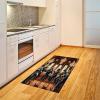 Ambesonne Classic Area Rug, Hedonistic Pampered Room in Muted Tones Neutral Colors Rich Ornament, Flat Woven Accent Rug for Living Room Bedroom Dining Room, 4′ X 5′ 7″, Coconut and Off White(Redwood Petrol Blue)