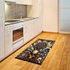 Ambesonne Classic Area Rug, Hedonistic Pampered Room in Muted Tones Neutral Colors Rich Ornament, Flat Woven Accent Rug for Living Room Bedroom Dining Room, 4′ X 5′ 7″, Coconut and Off White(Pale Yellow and Multicolor)