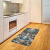 Ambesonne Classic Area Rug, Hedonistic Pampered Room in Muted Tones Neutral Colors Rich Ornament, Flat Woven Accent Rug for Living Room Bedroom Dining Room, 4′ X 5′ 7″, Coconut and Off White(Pale Taupe Blue Grey)