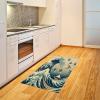 Ambesonne Classic Area Rug, Hedonistic Pampered Room in Muted Tones Neutral Colors Rich Ornament, Flat Woven Accent Rug for Living Room Bedroom Dining Room, 4′ X 5′ 7″, Coconut and Off White(Navy Blue Ivory Seafoam)