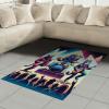 Ambesonne Classic Area Rug, Hedonistic Pampered Room in Muted Tones Neutral Colors Rich Ornament, Flat Woven Accent Rug for Living Room Bedroom Dining Room, 4′ X 5′ 7″, Coconut and Off White(Fuchsia Blue Peach)