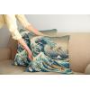 Ambesonne Classic Decorative Throw Pillow Case Pack of 2, Extravagant Hall with Oceanic and Neutral Color Details Room View Print, Couch Bedroom Living Room Cushion Cover, 18″, Coconut and Sea Blue(Seafoam Blue Eggshell)