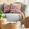 Ambesonne Classic Decorative Throw Pillow Case Pack of 2, Extravagant Hall with Oceanic and Neutral Color Details Room View Print, Couch Bedroom Living Room Cushion Cover, 18″, Coconut and Sea Blue(Pink Beige and Pale Sky Blue)