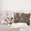 Ambesonne Classic Decorative Throw Pillow Case Pack of 2, Extravagant Hall with Oceanic and Neutral Color Details Room View Print, Couch Bedroom Living Room Cushion Cover, 18″, Coconut and Sea Blue(Cream Paprika Cadet Blue)