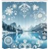 Ambesonne Classic Shower Curtain, Hedonistic Pampered Room in Muted Tones Neutral Colors Rich Ornament, Cloth Fabric Bathroom Decor Set with Hooks, 69″ W x 84″ L, Coconut and Off White(Slate Blue Sky Blue)