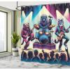 Ambesonne Classic Shower Curtain, Hedonistic Pampered Room in Muted Tones Neutral Colors Rich Ornament, Cloth Fabric Bathroom Decor Set with Hooks, 69″ W x 84″ L, Coconut and Off White(Fuchsia Blue Peach)