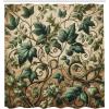 Ambesonne Classic Shower Curtain, Hedonistic Pampered Room in Muted Tones Neutral Colors Rich Ornament, Cloth Fabric Bathroom Decor Set with Hooks, 69″ W x 84″ L, Coconut and Off White(Pale Brown Hunter Green)