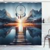 Ambesonne Classic Shower Curtain, Hedonistic Pampered Room in Muted Tones Neutral Colors Rich Ornament, Cloth Fabric Bathroom Decor Set with Hooks, 69″ W x 84″ L, Coconut and Off White(Slate Blue Orange)