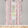 Ambesonne Eucalyptus Curtains, Modern Themed Branches on Marble Print Abstarct and Neutral Swirls, Window Treatments 2 Panel Set for Living Room Bedroom, Pair of – 28″ x 63″, Grey Teal and Sage Green(Reseda Green)