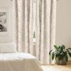 Ambesonne Eucalyptus Curtains, Modern Themed Branches on Marble Print Abstarct and Neutral Swirls, Window Treatments 2 Panel Set for Living Room Bedroom, Pair of – 28″ x 63″, Grey Teal and Sage Green(Champagne Mauve)