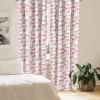 Ambesonne Eucalyptus Curtains, Modern Themed Branches on Marble Print Abstarct and Neutral Swirls, Window Treatments 2 Panel Set for Living Room Bedroom, Pair of – 28″ x 63″, Grey Teal and Sage Green(Reseda Green)