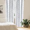 Ambesonne Eucalyptus Curtains, Modern Themed Branches on Marble Print Abstarct and Neutral Swirls, Window Treatments 2 Panel Set for Living Room Bedroom, Pair of – 28″ x 63″, Grey Teal and Sage Green(Night Blue)