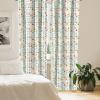 Ambesonne Eucalyptus Curtains, Modern Themed Branches on Marble Print Abstarct and Neutral Swirls, Window Treatments 2 Panel Set for Living Room Bedroom, Pair of – 28″ x 63″, Grey Teal and Sage Green(White Teal)