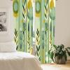 Ambesonne Eucalyptus Curtains, Modern Themed Branches on Marble Print Abstarct and Neutral Swirls, Window Treatments 2 Panel Set for Living Room Bedroom, Pair of – 28″ x 63″, Grey Teal and Sage Green(Mint Green and Mustard)